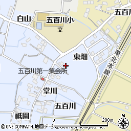 福島県本宮市荒井東畑周辺の地図