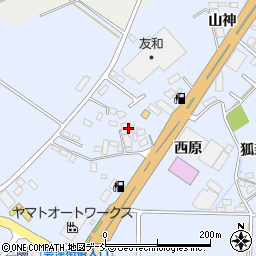 福島県本宮市荒井山神59-2周辺の地図