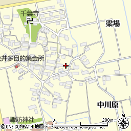 福島県会津若松市北会津町中荒井周辺の地図