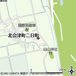 福島県会津若松市北会津町二日町863周辺の地図