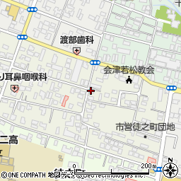 会津麺食周辺の地図