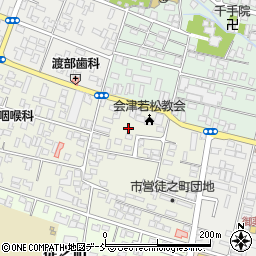 福島県会津若松市宮町9周辺の地図