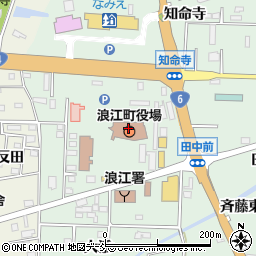 福島県浪江町（双葉郡）周辺の地図