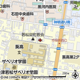 福島県教職員組合・北会支部周辺の地図