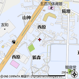 福島県本宮市荒井山神41-8周辺の地図