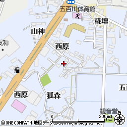 福島県本宮市荒井山神41周辺の地図