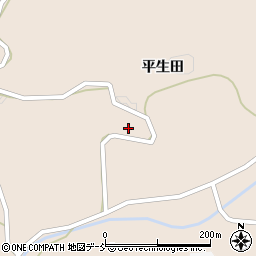 福島県三春町（田村郡）富沢（八升蒔田）周辺の地図