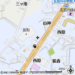 福島県本宮市荒井山神42-4周辺の地図