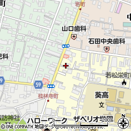 コスモ調剤薬局　西栄町店周辺の地図
