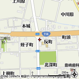 クリーニングマーティー浪江権現堂店周辺の地図