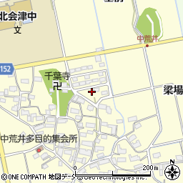 福島県会津若松市北会津町ほたるの森周辺の地図