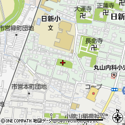 日新町公園周辺の地図