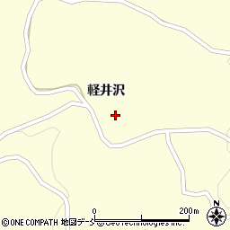 福島県田村市船引町新舘軽井沢周辺の地図