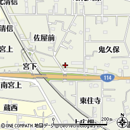 福島県双葉郡浪江町権現堂佐屋前43周辺の地図