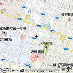 タイムズ会津若松上町第３駐車場周辺の地図