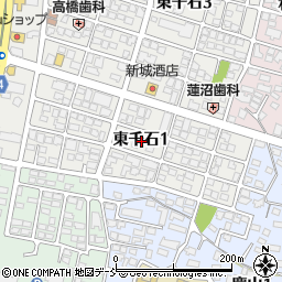 〒965-0818 福島県会津若松市東千石の地図
