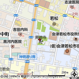 興徳寺周辺の地図