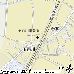 福島県本宮市仁井田壱本周辺の地図