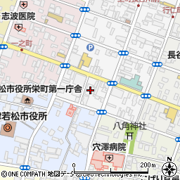 福島県会津若松市上町1-14周辺の地図