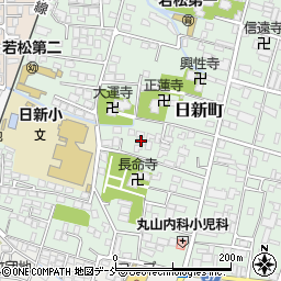 日新荘周辺の地図