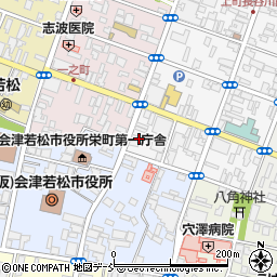 福島県会津若松市上町1-3周辺の地図