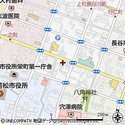福島県会津若松市上町1-17周辺の地図