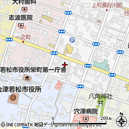 福島県会津若松市上町1-12周辺の地図