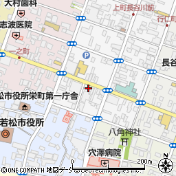 福島県会津若松市上町1-16周辺の地図