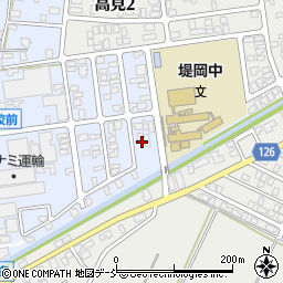 新潟県長岡市高見町43周辺の地図