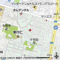 草野測量社会津周辺の地図