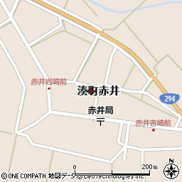 福島県会津若松市湊町大字赤井（赤井）周辺の地図