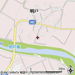 新潟県長岡市明戸47周辺の地図