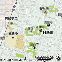 大運寺周辺の地図