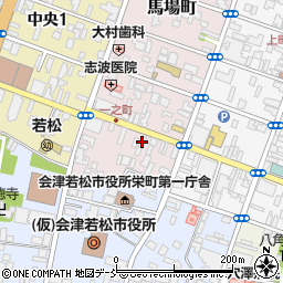 ＡＳＡ会津若松菊地新聞店周辺の地図