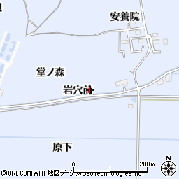 福島県浪江町（双葉郡）北幾世橋（岩穴前）周辺の地図