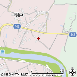 新潟県長岡市明戸43周辺の地図