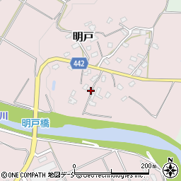 新潟県長岡市明戸89周辺の地図