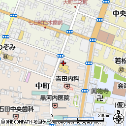會津壹番館周辺の地図