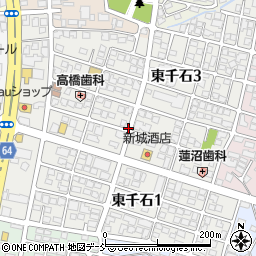 福島県会津若松市東千石周辺の地図