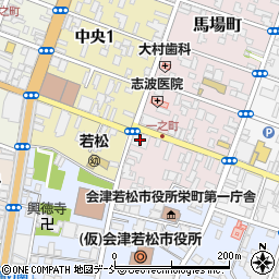 常陽銀行会津支店 ＡＴＭ周辺の地図