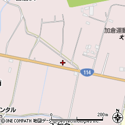 福島県双葉郡浪江町加倉下加倉周辺の地図
