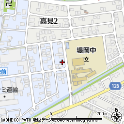 新潟県長岡市高見町95周辺の地図