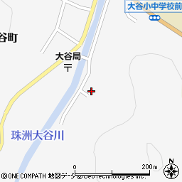 石川県珠洲市大谷町17-22周辺の地図