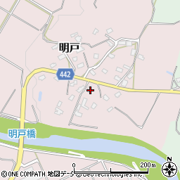 新潟県長岡市明戸127周辺の地図