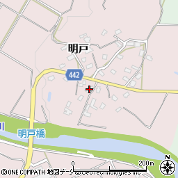 新潟県長岡市明戸122周辺の地図
