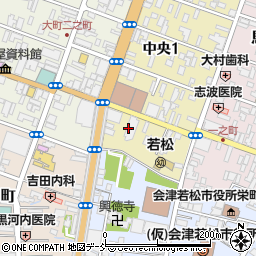 会津商工信用組合　本部周辺の地図