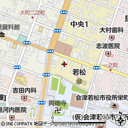 会津商工信用組合本店営業部周辺の地図