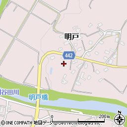 新潟県長岡市明戸424周辺の地図