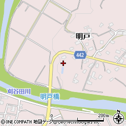 新潟県長岡市明戸427周辺の地図