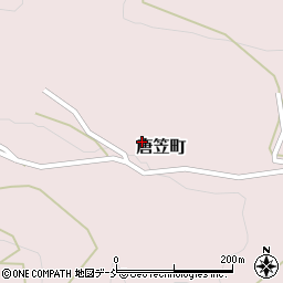 石川県珠洲市唐笠町ト周辺の地図
